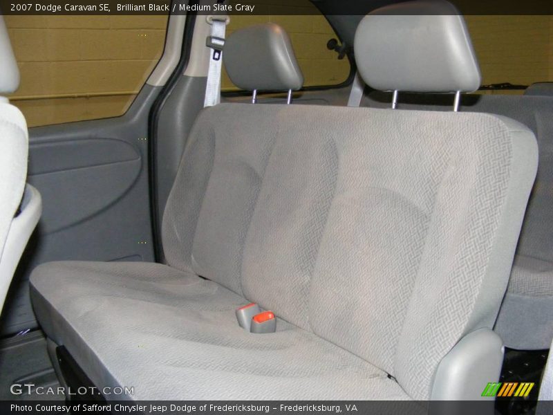 Brilliant Black / Medium Slate Gray 2007 Dodge Caravan SE