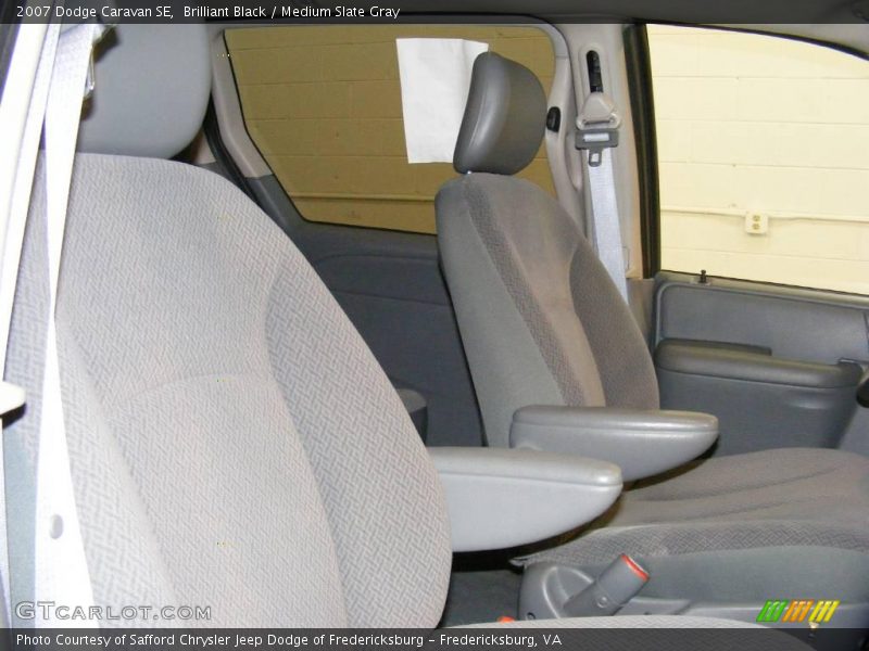Brilliant Black / Medium Slate Gray 2007 Dodge Caravan SE