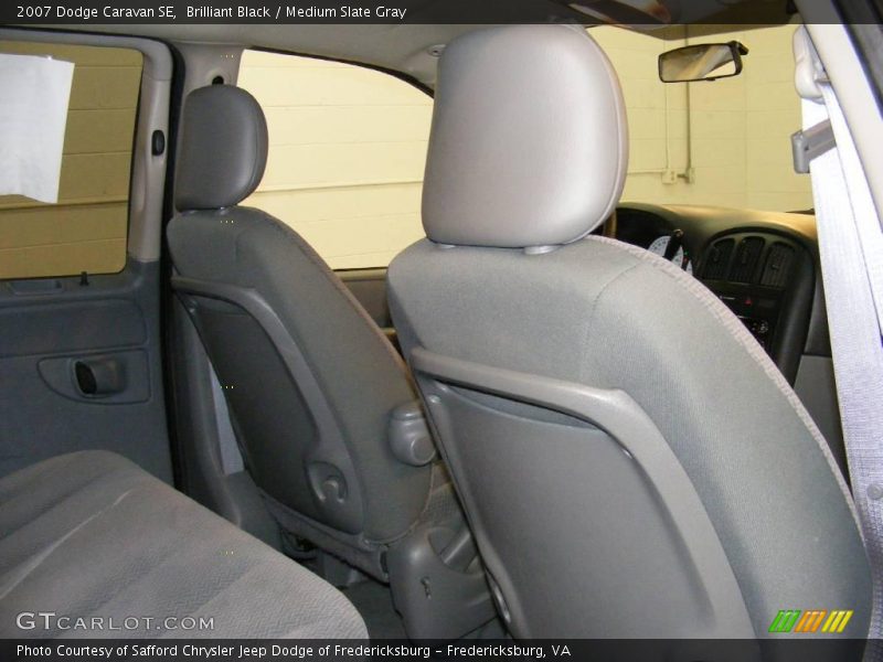 Brilliant Black / Medium Slate Gray 2007 Dodge Caravan SE