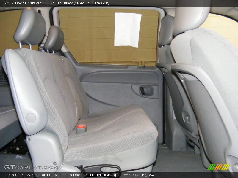 Brilliant Black / Medium Slate Gray 2007 Dodge Caravan SE