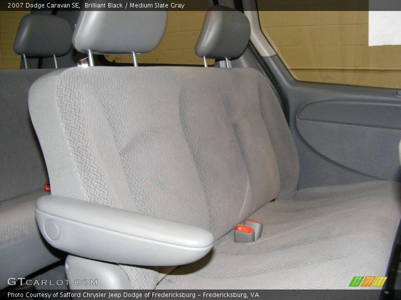 Brilliant Black / Medium Slate Gray 2007 Dodge Caravan SE