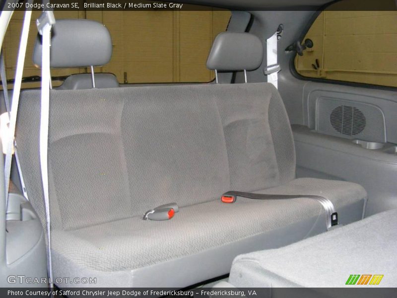 Brilliant Black / Medium Slate Gray 2007 Dodge Caravan SE