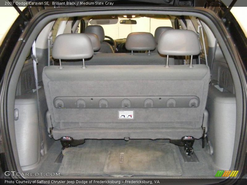 Brilliant Black / Medium Slate Gray 2007 Dodge Caravan SE