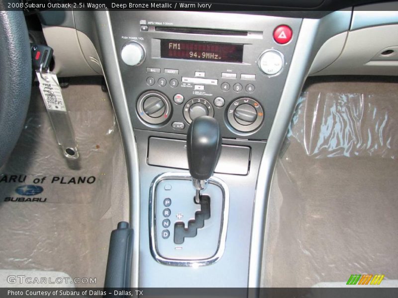 Deep Bronze Metallic / Warm Ivory 2008 Subaru Outback 2.5i Wagon