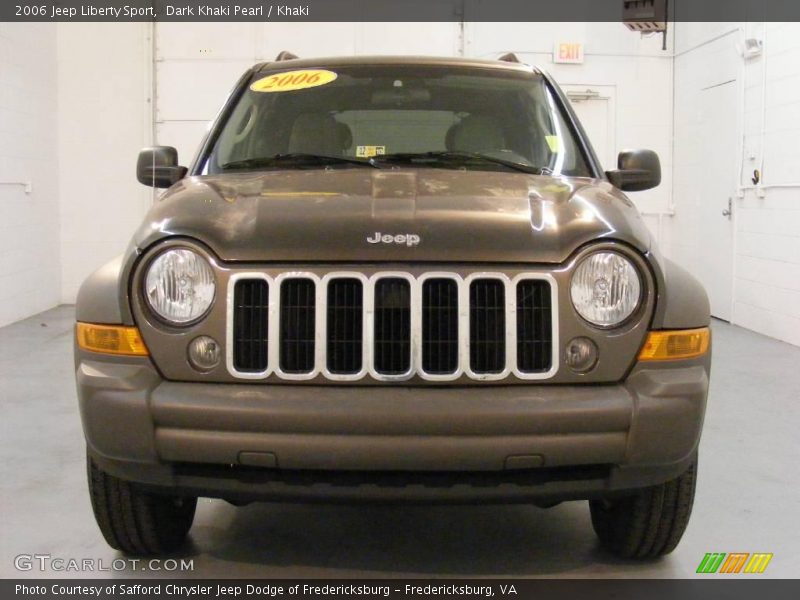 Dark Khaki Pearl / Khaki 2006 Jeep Liberty Sport