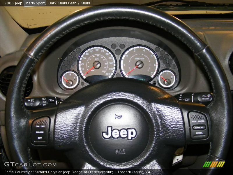 Dark Khaki Pearl / Khaki 2006 Jeep Liberty Sport