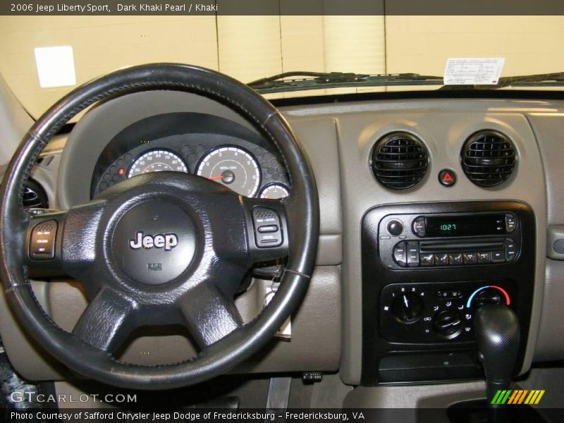 Dark Khaki Pearl / Khaki 2006 Jeep Liberty Sport