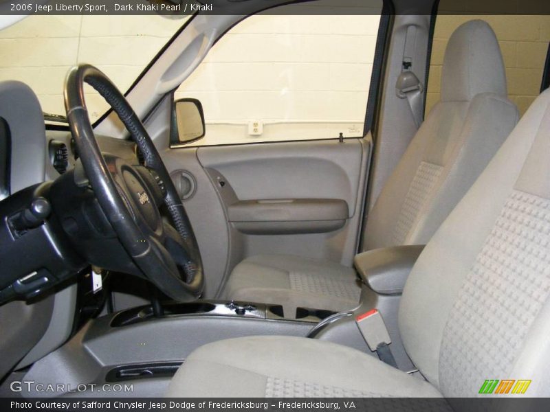 Dark Khaki Pearl / Khaki 2006 Jeep Liberty Sport