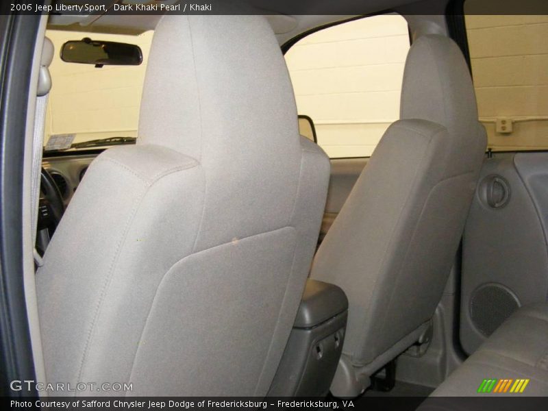 Dark Khaki Pearl / Khaki 2006 Jeep Liberty Sport