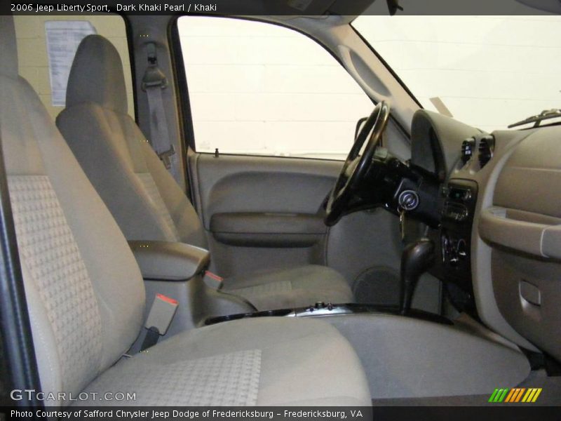 Dark Khaki Pearl / Khaki 2006 Jeep Liberty Sport