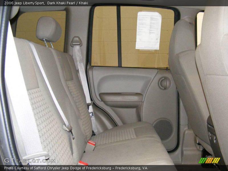 Dark Khaki Pearl / Khaki 2006 Jeep Liberty Sport