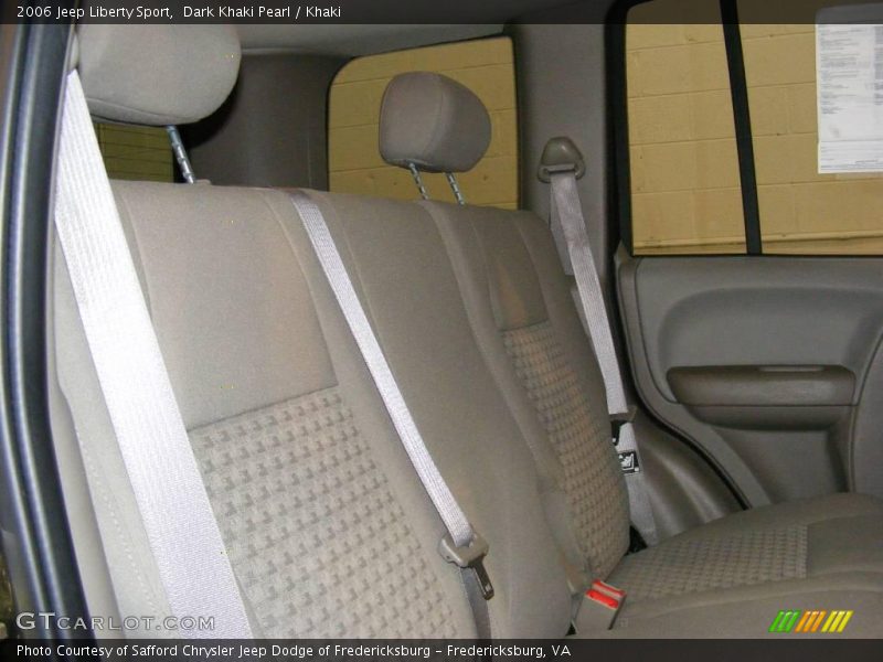 Dark Khaki Pearl / Khaki 2006 Jeep Liberty Sport