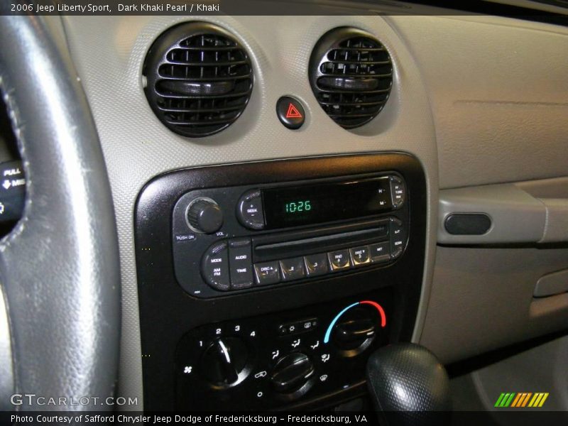 Dark Khaki Pearl / Khaki 2006 Jeep Liberty Sport
