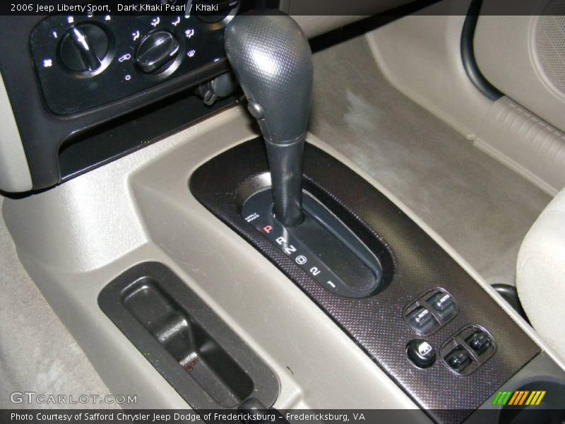 Dark Khaki Pearl / Khaki 2006 Jeep Liberty Sport