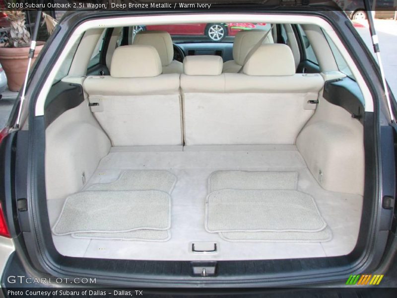 Deep Bronze Metallic / Warm Ivory 2008 Subaru Outback 2.5i Wagon