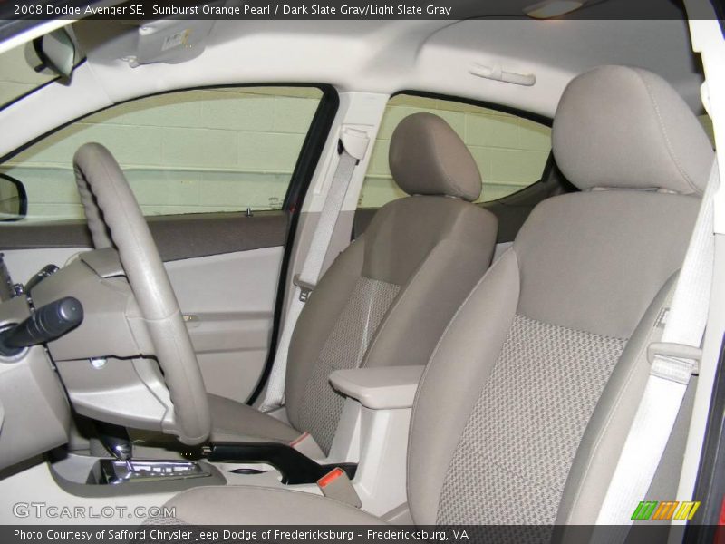 Sunburst Orange Pearl / Dark Slate Gray/Light Slate Gray 2008 Dodge Avenger SE