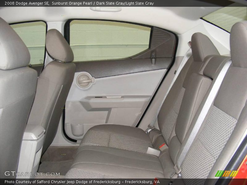 Sunburst Orange Pearl / Dark Slate Gray/Light Slate Gray 2008 Dodge Avenger SE