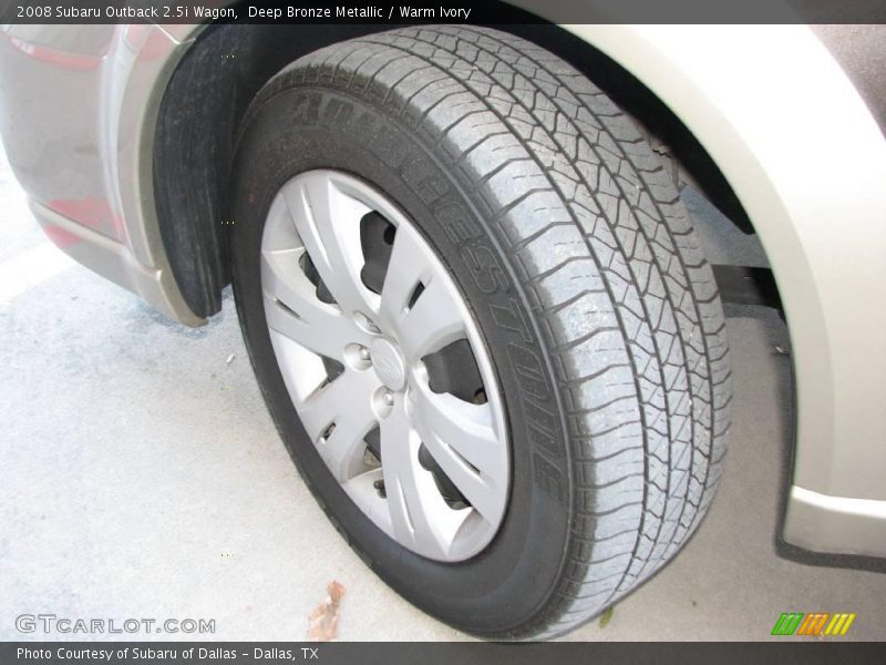 Deep Bronze Metallic / Warm Ivory 2008 Subaru Outback 2.5i Wagon