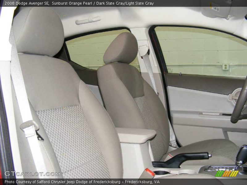 Sunburst Orange Pearl / Dark Slate Gray/Light Slate Gray 2008 Dodge Avenger SE