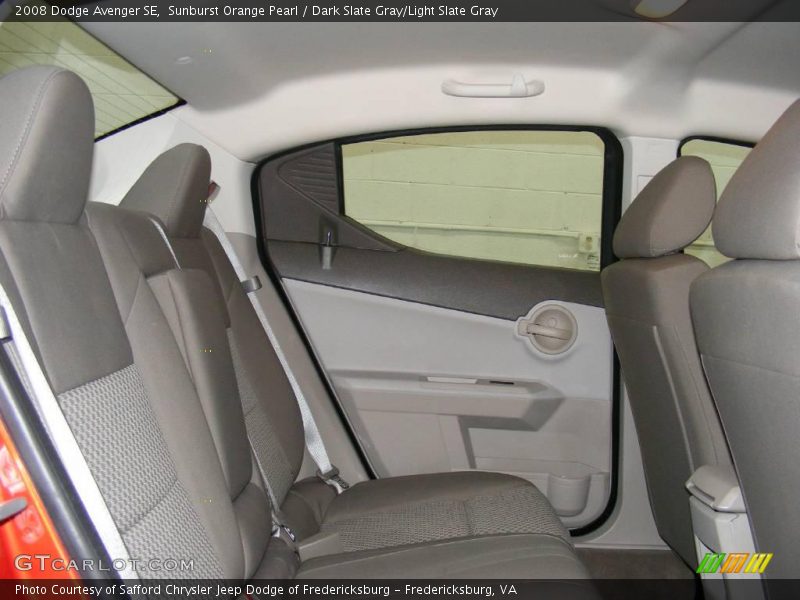 Sunburst Orange Pearl / Dark Slate Gray/Light Slate Gray 2008 Dodge Avenger SE