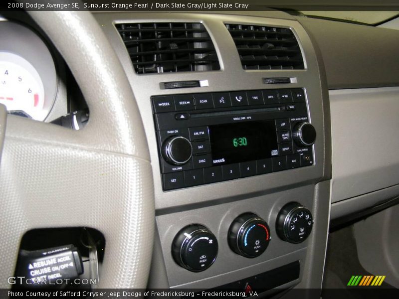 Sunburst Orange Pearl / Dark Slate Gray/Light Slate Gray 2008 Dodge Avenger SE