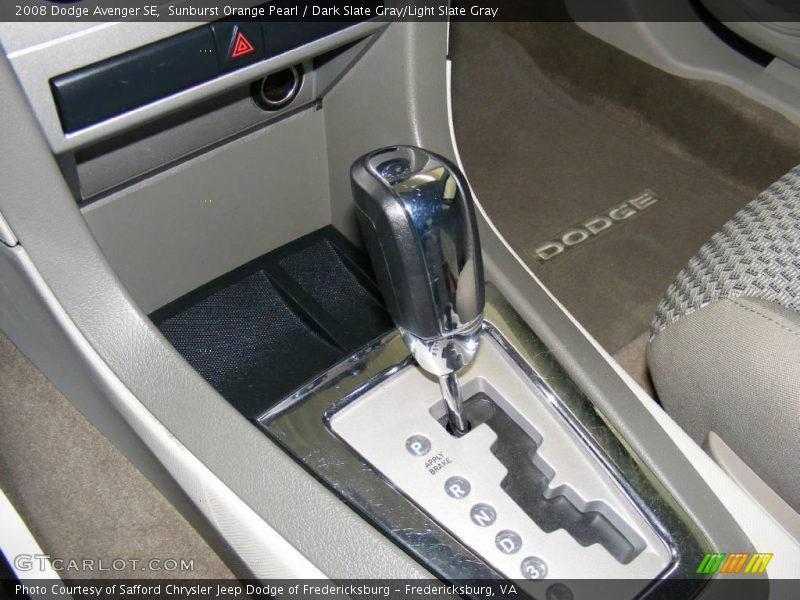 Sunburst Orange Pearl / Dark Slate Gray/Light Slate Gray 2008 Dodge Avenger SE