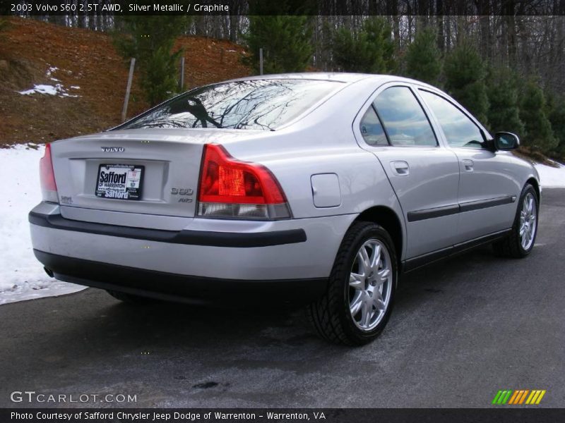 Silver Metallic / Graphite 2003 Volvo S60 2.5T AWD