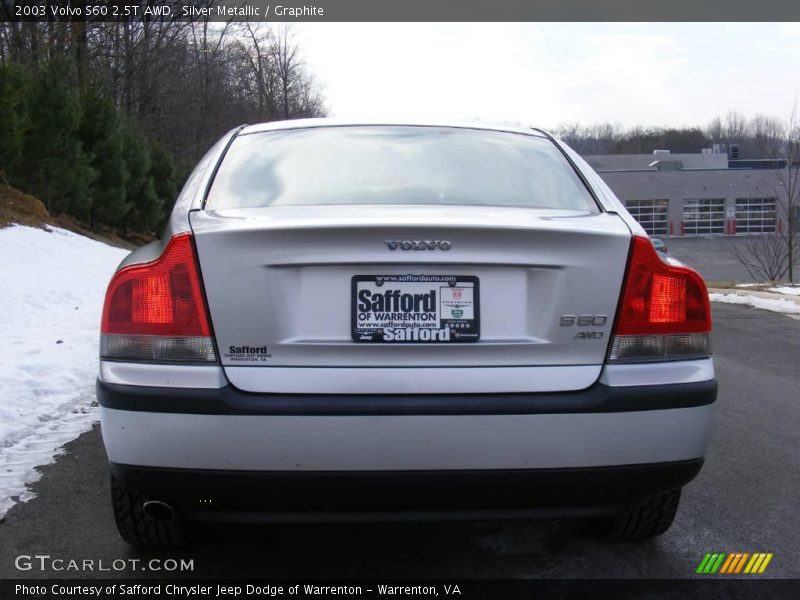 Silver Metallic / Graphite 2003 Volvo S60 2.5T AWD