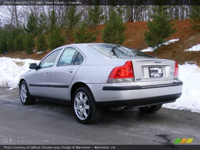 Silver Metallic / Graphite 2003 Volvo S60 2.5T AWD
