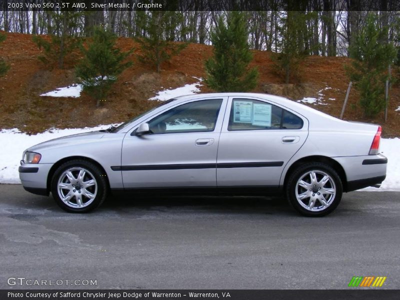 Silver Metallic / Graphite 2003 Volvo S60 2.5T AWD