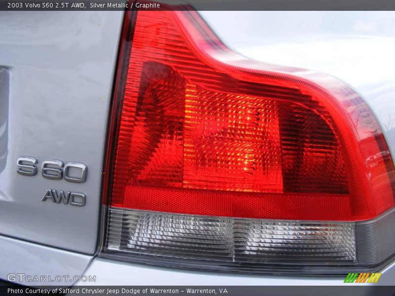 Silver Metallic / Graphite 2003 Volvo S60 2.5T AWD