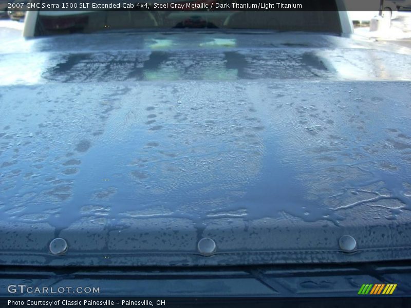 Steel Gray Metallic / Dark Titanium/Light Titanium 2007 GMC Sierra 1500 SLT Extended Cab 4x4