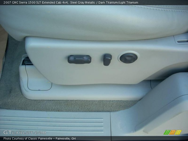 Steel Gray Metallic / Dark Titanium/Light Titanium 2007 GMC Sierra 1500 SLT Extended Cab 4x4