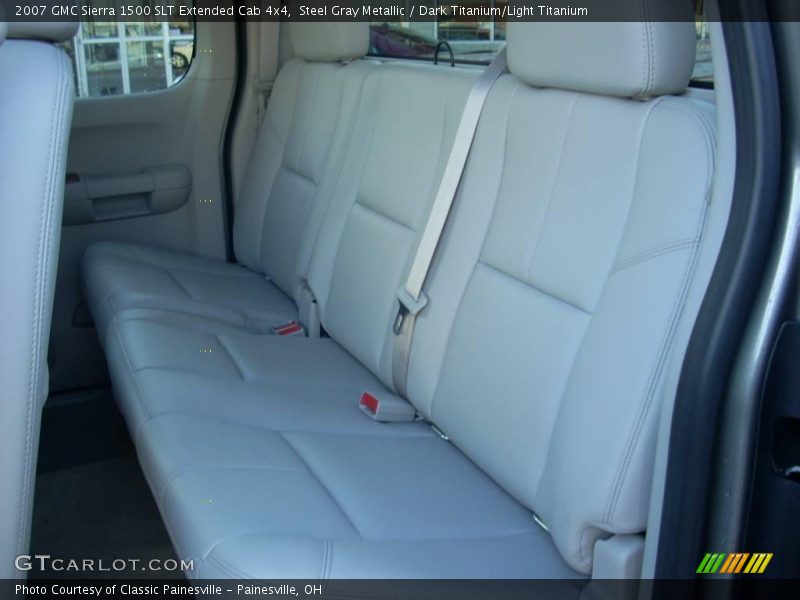 Steel Gray Metallic / Dark Titanium/Light Titanium 2007 GMC Sierra 1500 SLT Extended Cab 4x4
