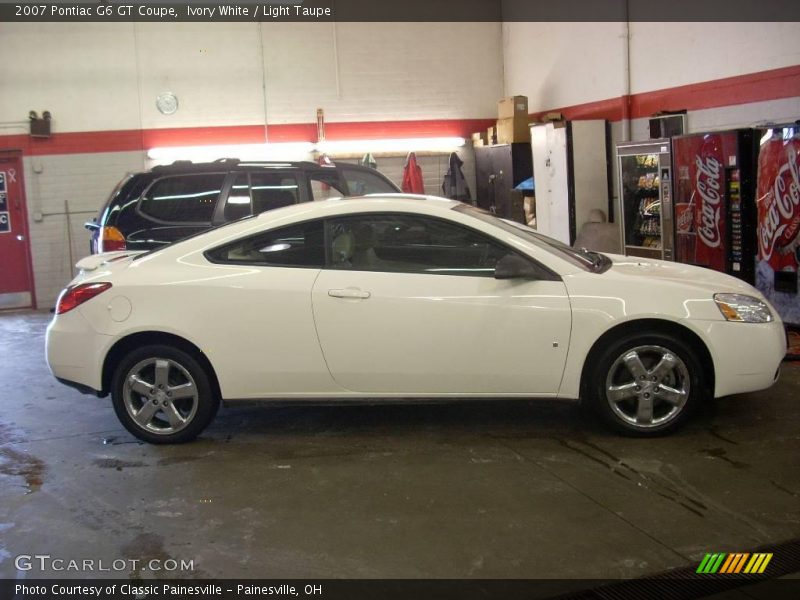 Ivory White / Light Taupe 2007 Pontiac G6 GT Coupe