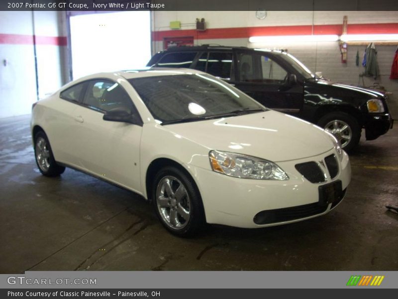 Ivory White / Light Taupe 2007 Pontiac G6 GT Coupe