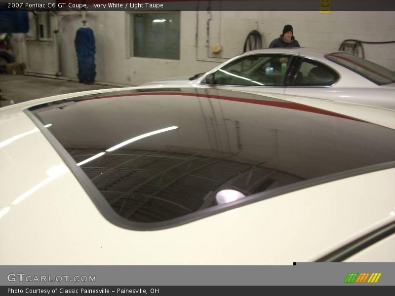 Ivory White / Light Taupe 2007 Pontiac G6 GT Coupe