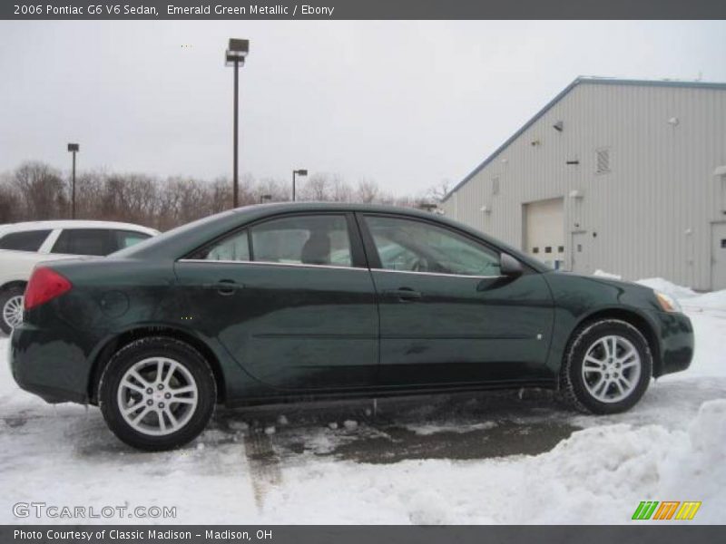 Emerald Green Metallic / Ebony 2006 Pontiac G6 V6 Sedan