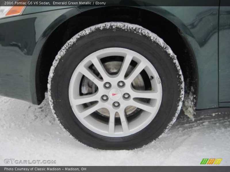 Emerald Green Metallic / Ebony 2006 Pontiac G6 V6 Sedan