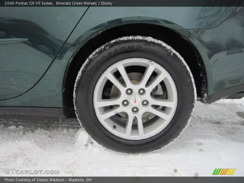 Emerald Green Metallic / Ebony 2006 Pontiac G6 V6 Sedan