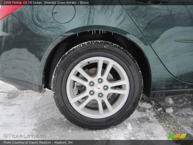 Emerald Green Metallic / Ebony 2006 Pontiac G6 V6 Sedan
