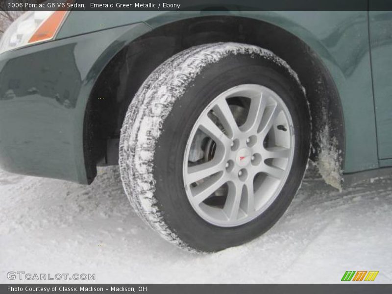 Emerald Green Metallic / Ebony 2006 Pontiac G6 V6 Sedan
