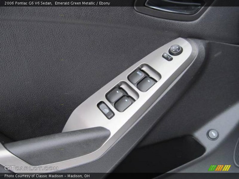 Emerald Green Metallic / Ebony 2006 Pontiac G6 V6 Sedan