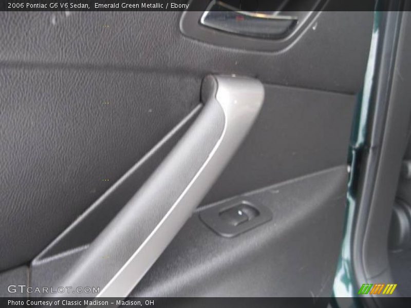 Emerald Green Metallic / Ebony 2006 Pontiac G6 V6 Sedan