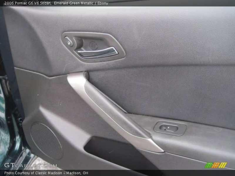 Emerald Green Metallic / Ebony 2006 Pontiac G6 V6 Sedan