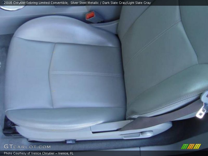 Silver Steel Metallic / Dark Slate Gray/Light Slate Gray 2008 Chrysler Sebring Limited Convertible