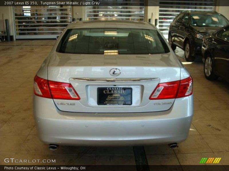 Tungsten Silver Metallic / Light Gray 2007 Lexus ES 350