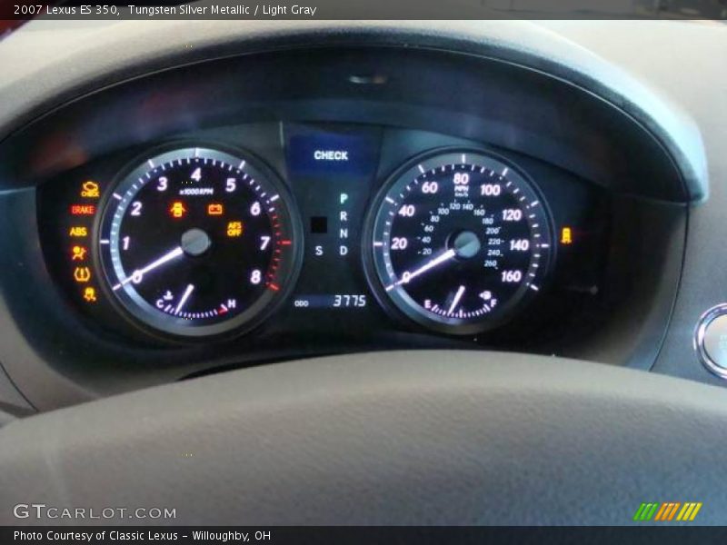 Tungsten Silver Metallic / Light Gray 2007 Lexus ES 350