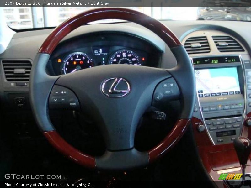 Tungsten Silver Metallic / Light Gray 2007 Lexus ES 350