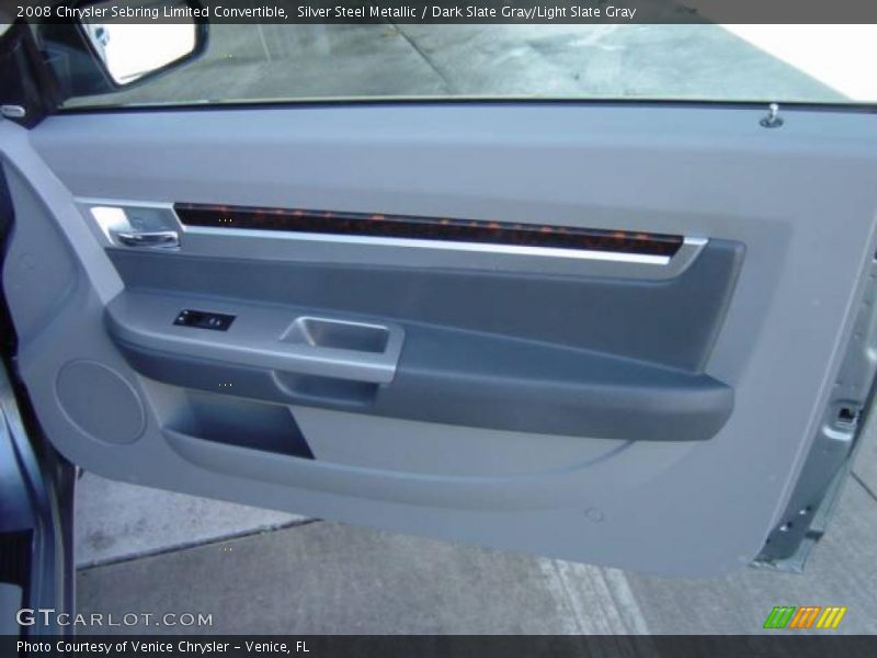 Silver Steel Metallic / Dark Slate Gray/Light Slate Gray 2008 Chrysler Sebring Limited Convertible